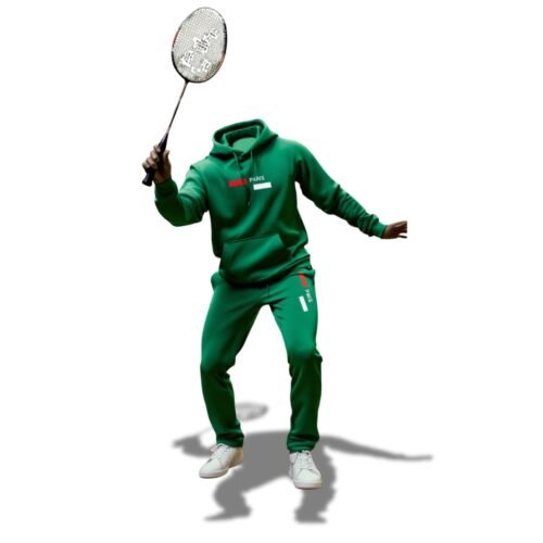 Green Color – Paris Men Hoodie and Pant Set – Stylish winter outfit by Garmrnts point